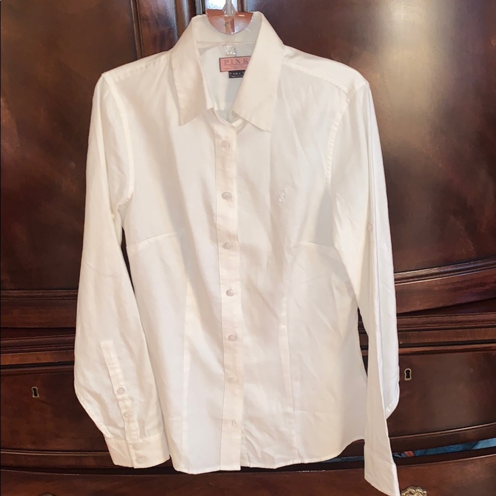 Thomas Pink white collared shirt